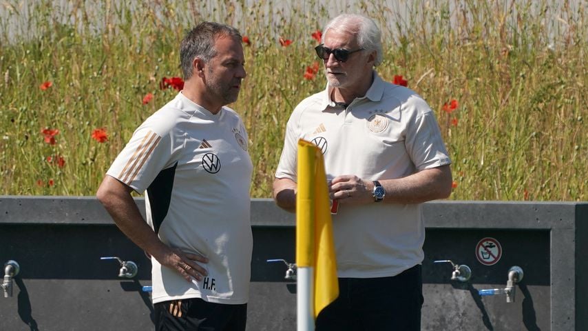 Hansi Flick und Rudi Völler, Juni 2023