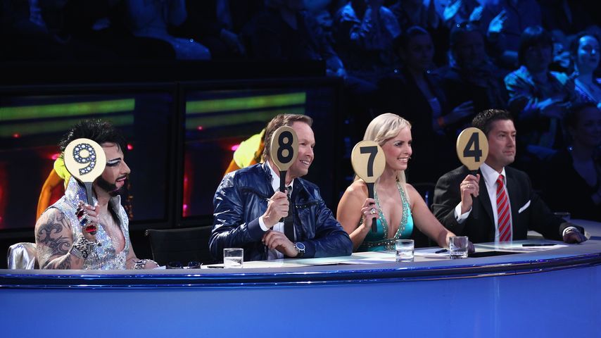 Harald Glööckler, Peter Kraus, Isabel Edvardsson und Joachim Llambi als "Let's Dance"-Jury 2010