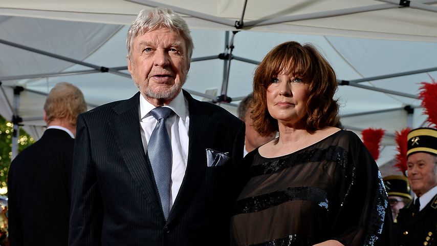 Hardy Krüger mit seiner Ehefrau Anita, September 2015