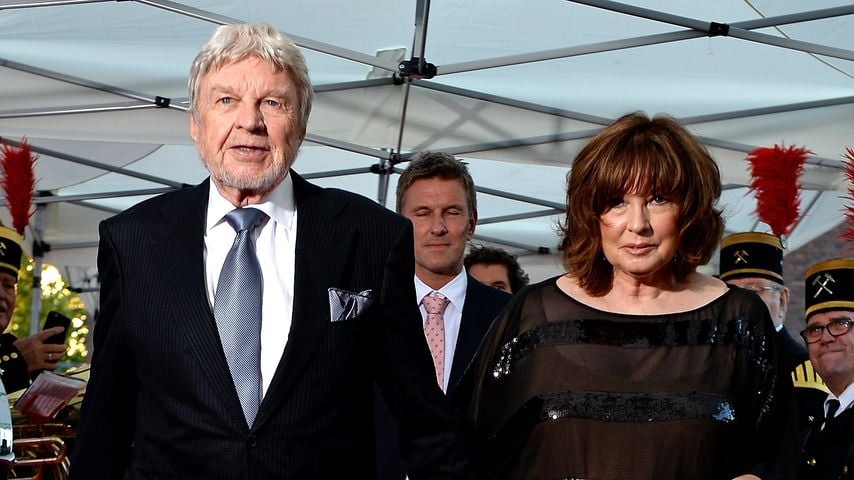 Hardy Krüger mit seiner Ehefrau Anita, September 2015