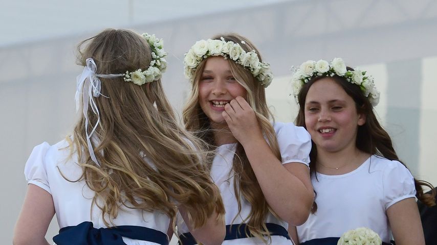 Auf Brooklyns Hochzeit: Harper Seven als süßes Blumenmädchen