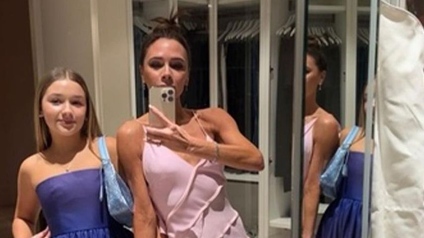 Harper Seven Beckham und Victoria Beckham