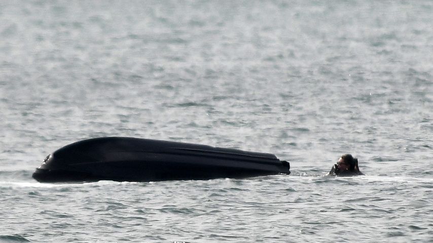 Jetski der Beckhams im Wasser