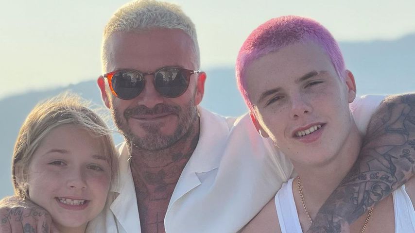 Beckham-Trio: David postet süßes Bild mit Harper und Cruz