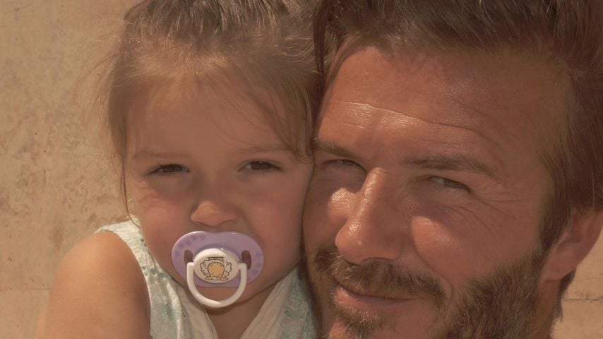 Stolzer Papa: Harper Beckham feiert ihren 14. Geburtstag