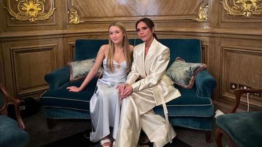 Harper Seven und Victoria Beckham, 2024