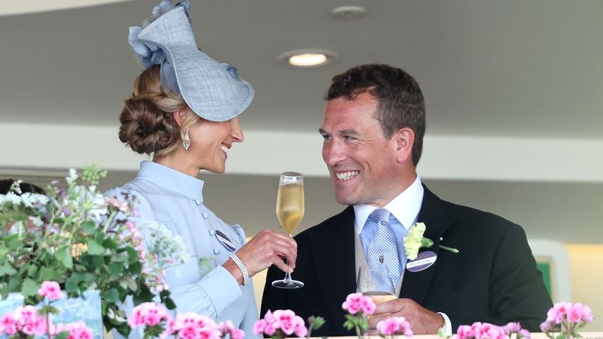 Nach Hochzeit: Peter Phillips und Harriet turteln in Ascot