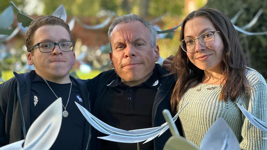 Harrison Davis, Warwick Davis und Annabelle Davis, Mai 2024