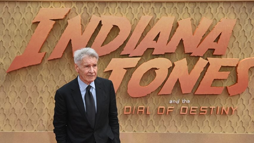 Harrison Ford bei der Premiere von "Indiana Jones und das Rad des Schicksals" in London