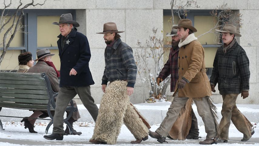 Harrison Ford am Set von "1923" in Montana