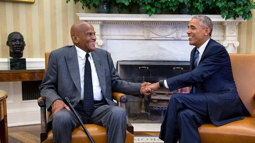 Harry Belafonte und Barack Obama