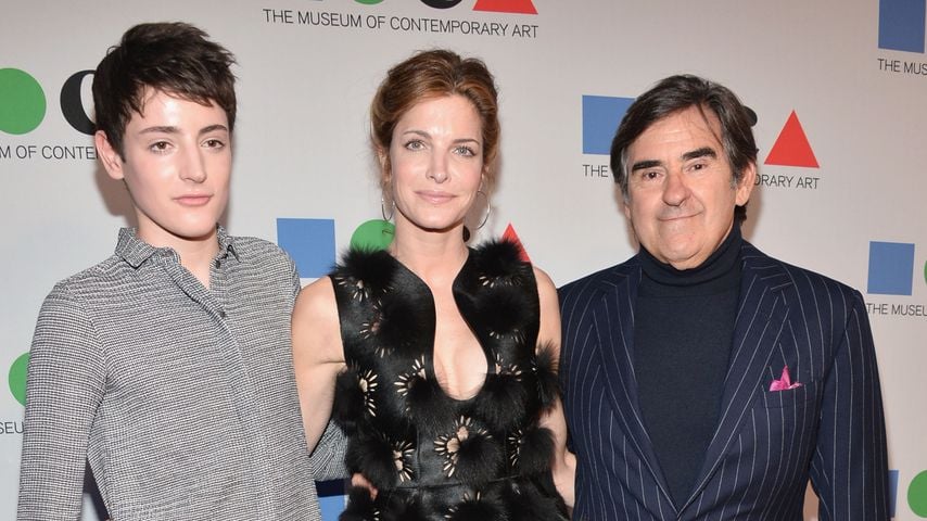 Harry Brant, Stephanie Seymour und Peter Brant auf einer Gala, 2013