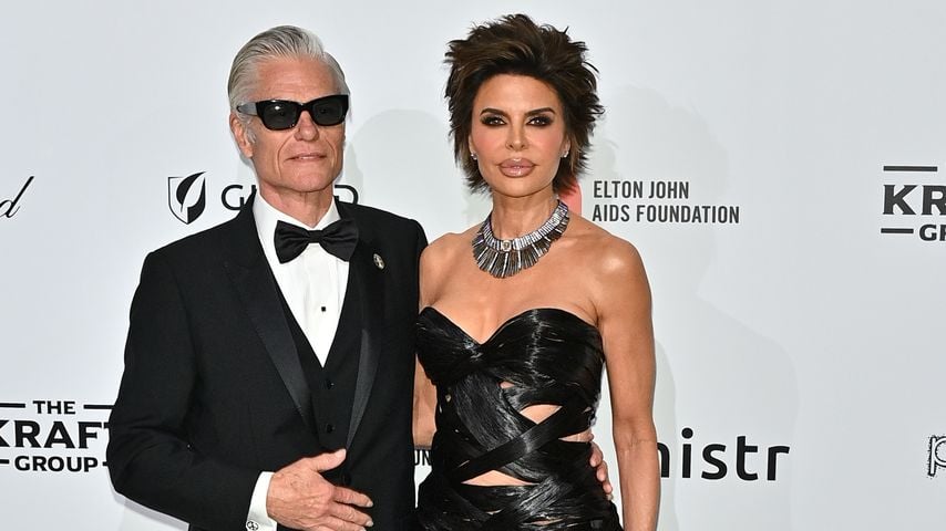 Harry Hamlin und Lisa Rinna bei der Elton John AIDS-Stiftung Academy Awards Viewing Party in West Hollywood, 15. März 2026