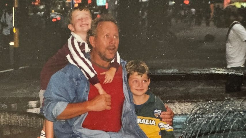 Harry Jowsey mit seinem Vater und Bruder