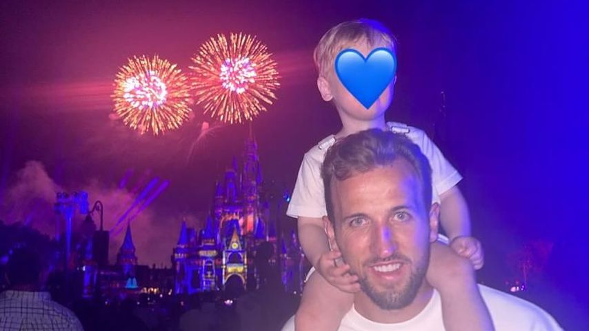 Harry Kane mit seinem Sohn