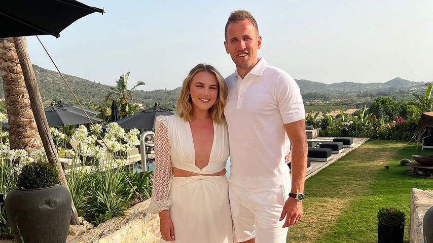 Harry Kane mit seiner Frau Kate