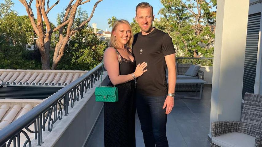 Harry Kane mit seiner Frau Katie
