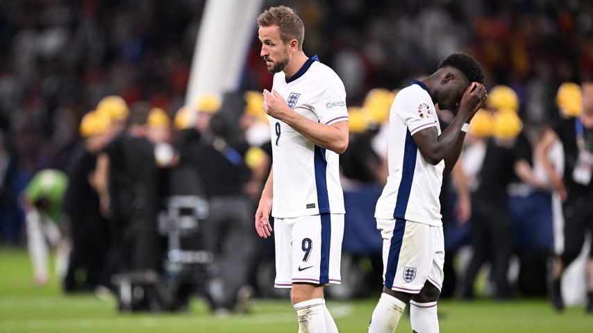 Harry Kane und Bukayo Saka beim EM-Finale 2024