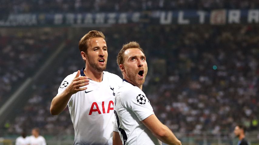 Harry Kane und Christian Eriksen im Dress von Tottenham Hotspur