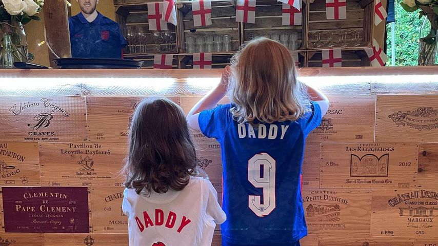 Harry Kanes Kids während der Fußball-EM 2021