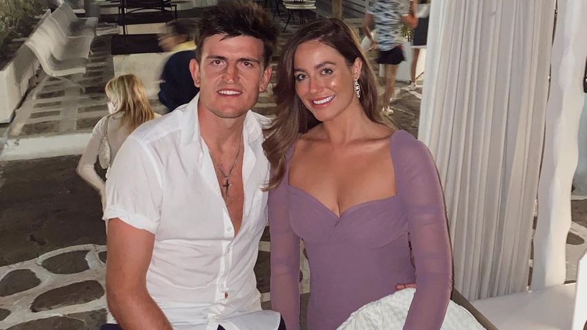 Harry Maguire und seine Frau Fern Hawkins