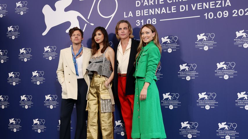 Harry Styles, Gemma Chan, Chris Pine und Olivia Wilde, September 2022 in Venedig