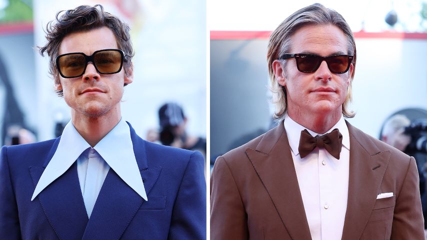 Fans überzeugt: Hat Harry Styles Chris Pine etwa angespuckt?