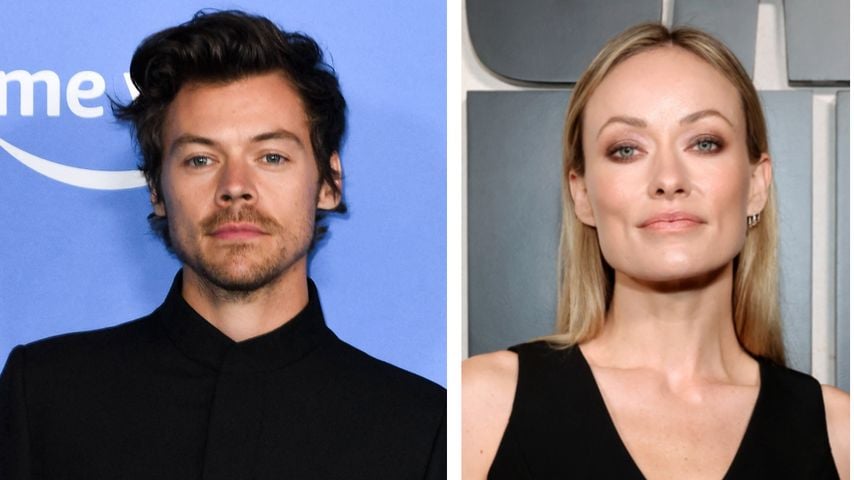 Collage: Harry Styles und Olivia Wilde