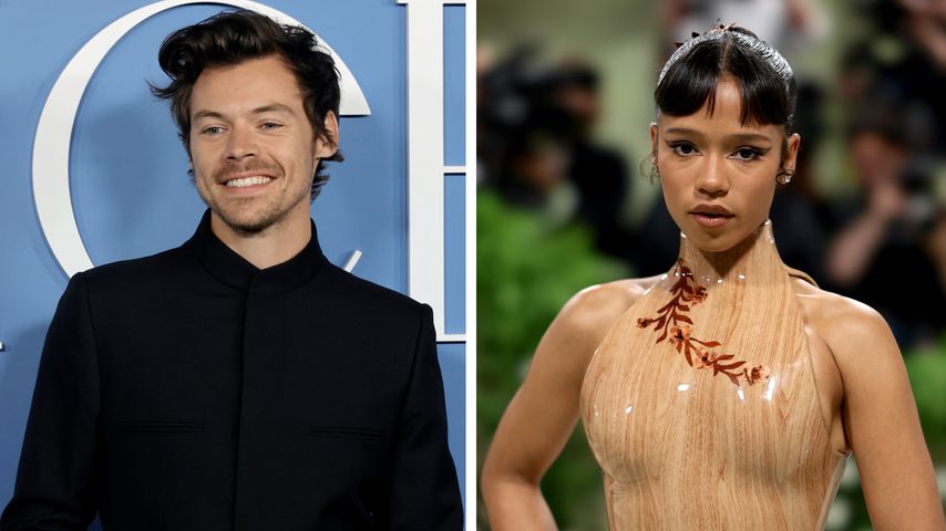 Collage: Harry Styles und Taylor Russell