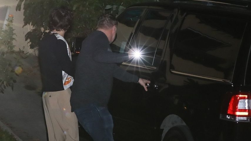 Harry Styles und sein Bodyguard nach einer Hausparty