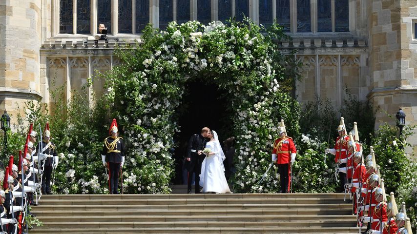 Prinz Harry und Herzogin Meghan bei ihrer Hochzeit auf Schloss Windsor