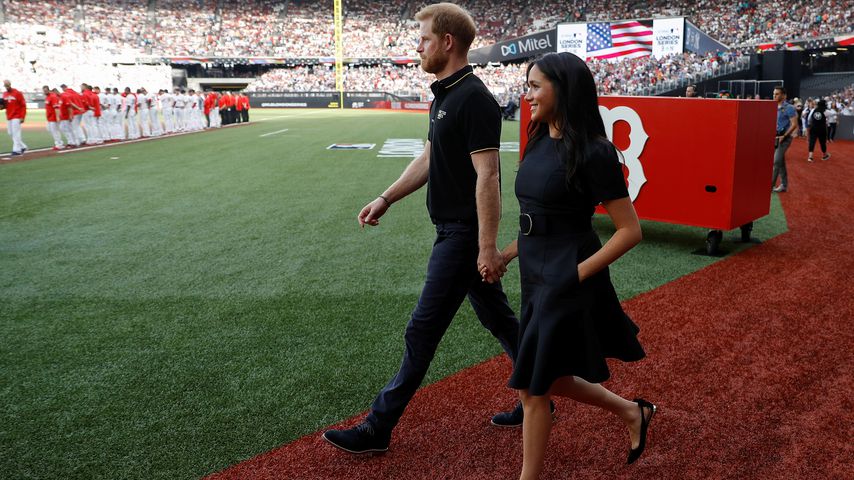 Prinz Harry und Herzogin Meghan im Queen Elizabeth Olympic Park Stadion in London