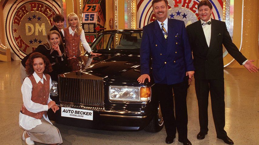 Harry Wijnvoord und Walter Freiwald (rechts) bei "Der Preis ist heiß", 1994