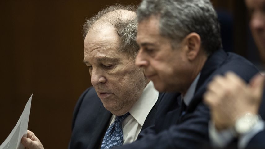 Harvey Weinstein und sein Anwalt Mark Werksman
