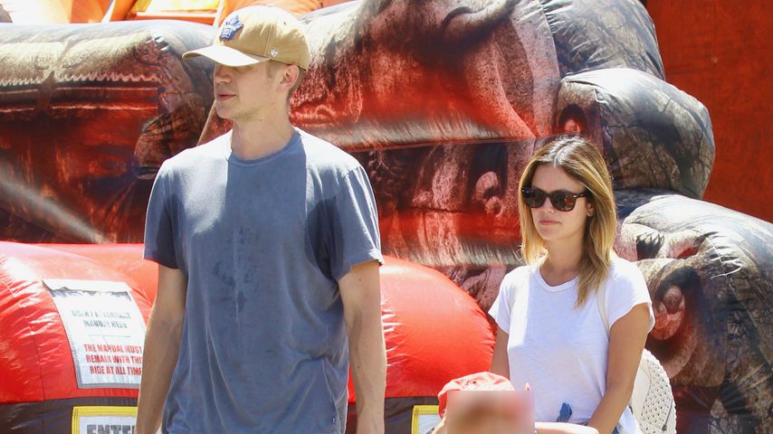 Collage: Hayden Christensen mit Tochter Briar Rose und Ex Rachel Bilson