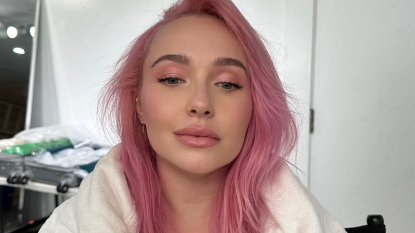 Farbenfroh: Hayden Panettiere hat nun einen rosafarbenen Bob