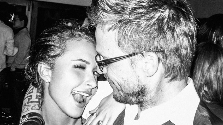 Hayden Panettiere und Randall posieren