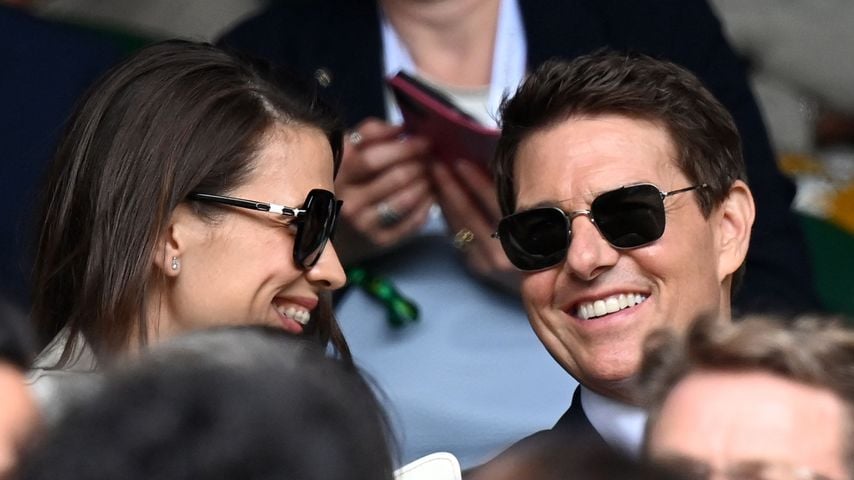 Hayley Atwell und Tom Cruise bei den Wimbledon Championships, 2021