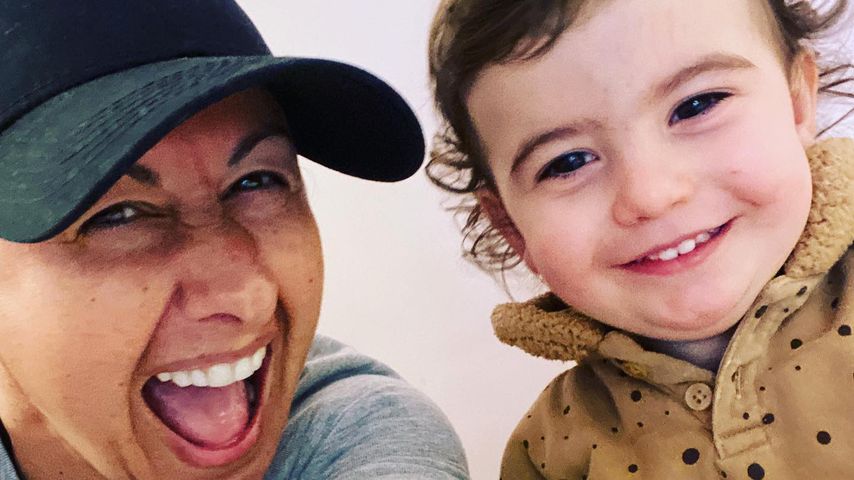 Hayley Tamaddon mit ihrem Sohn