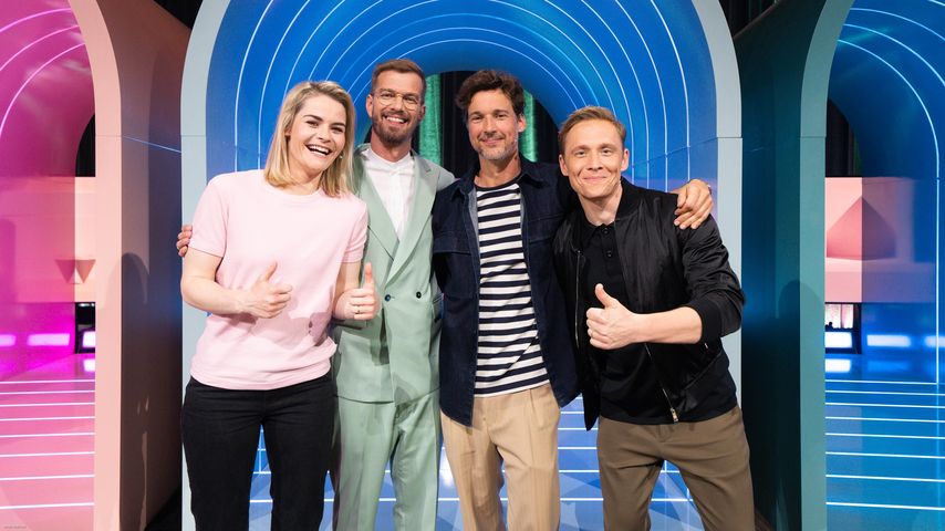 Hazel Brugger, Joko Winterscheidt, Florian David Fitz und Matthias Schweighöfer, 2023