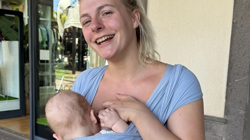 HealthyMandy mit ihrem Sohn, Influencerin
