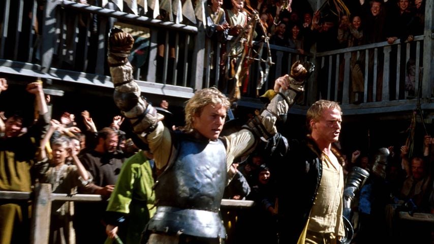 Heath Ledger als Sir William Thatcher in "Ritter aus Leidenschaft", Regie Brian Helgeland