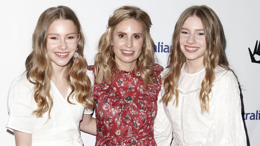 Heath Ledgers Schwester Kate (m.) mit ihren Töchtern Rorie und Scarlett