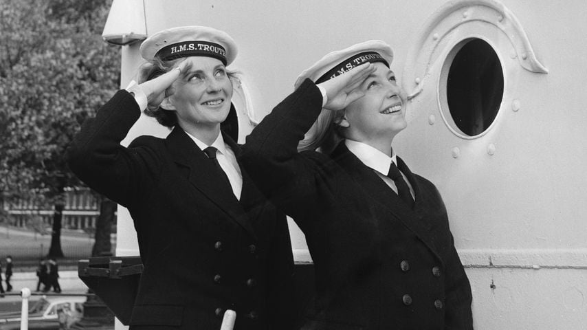 Heather Chasen und Judy Cornwell, September 1961
