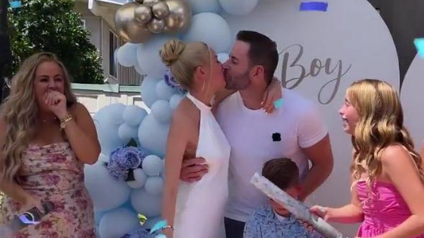 Heather Rae Young und Tarek El Moussa während ihrer Babyparty
