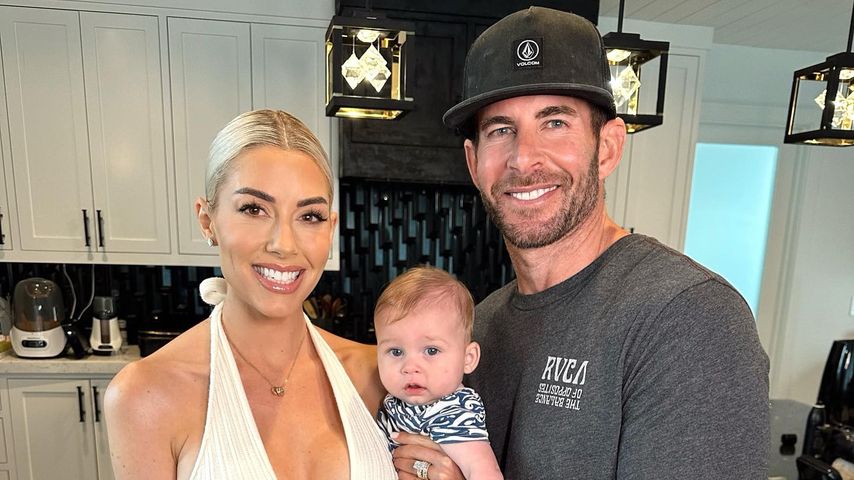 Heather Rae Young und Tarek El Moussa mit ihrem Sohn Tristan