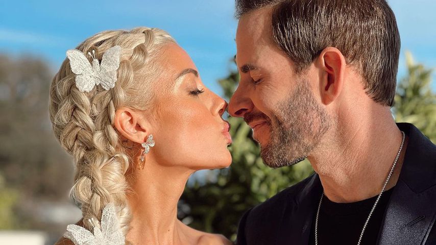 Heather Rae Young und Tarek El Moussa an ihrem Hochzeitstag