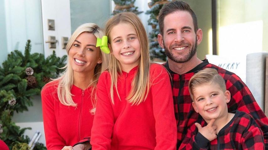 Heather Rae Young, Tarek El Moussa und ihre Kinder im November 2022