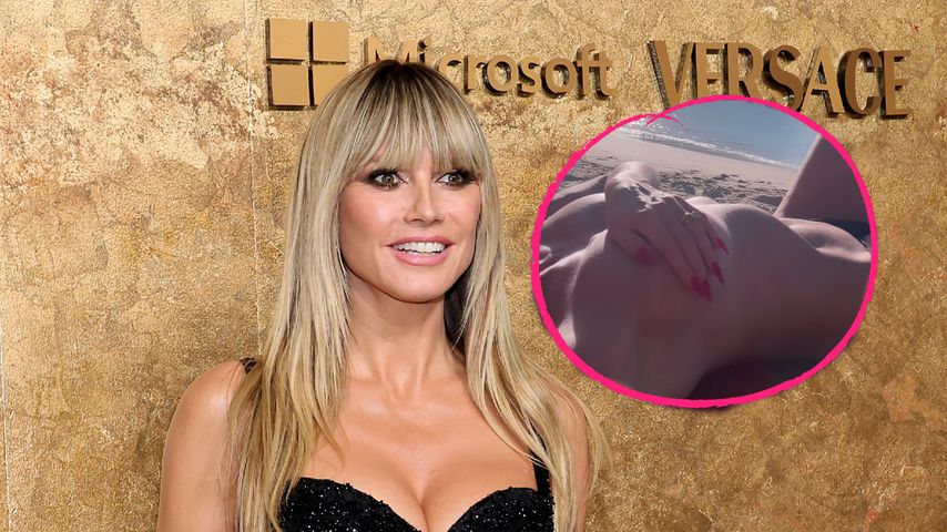 Sexy: Heidi Klum sonnt sich oben ohne im St.-Barth-Urlaub