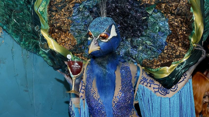 Model Heidi Klum auf ihrer Halloween-Party, 2023